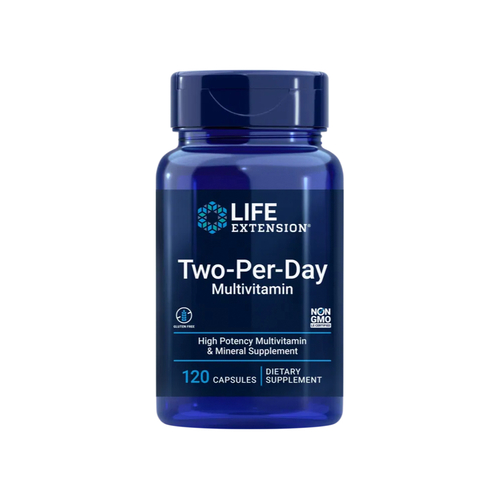 Two-Per-Day Capsules - Daily multivitamin and mineral supplement - 120 caps